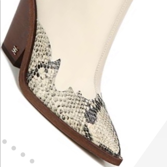 Sam Edelman Ivory Snakeskin Boot - Picture 4 of 12
